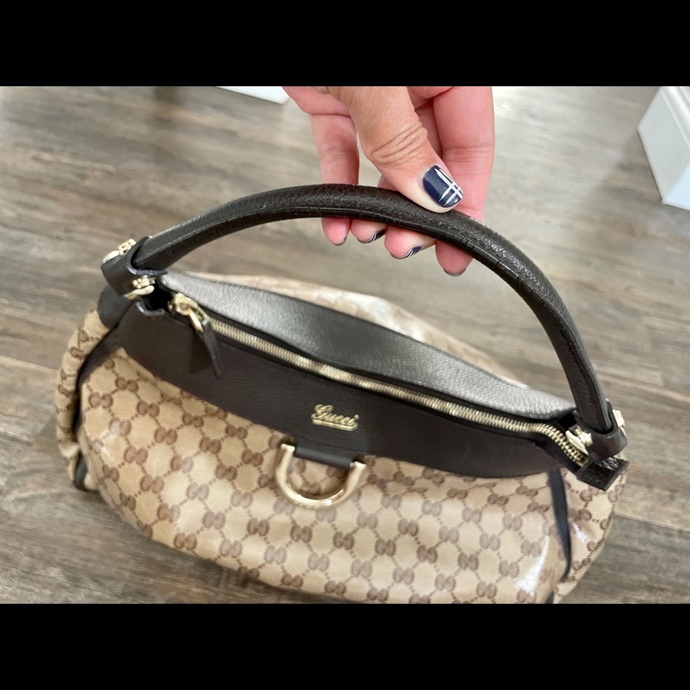 Gucci D Ring Hobo GG Canvas Medium - Picture 8 of 8